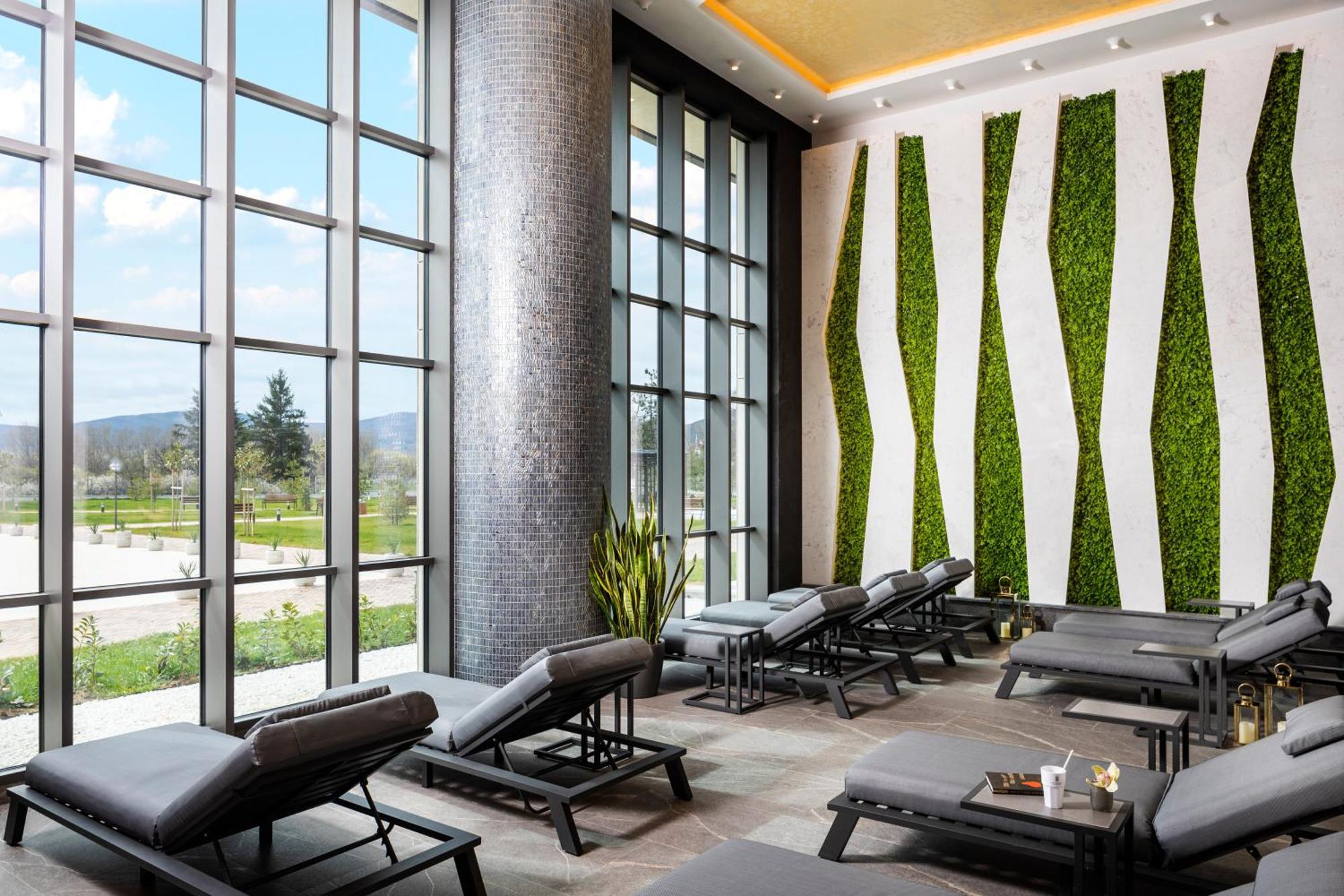 Kings' Valley Medical & Spa Hotel คาซานลัก ภายนอก รูปภาพ Living wall
